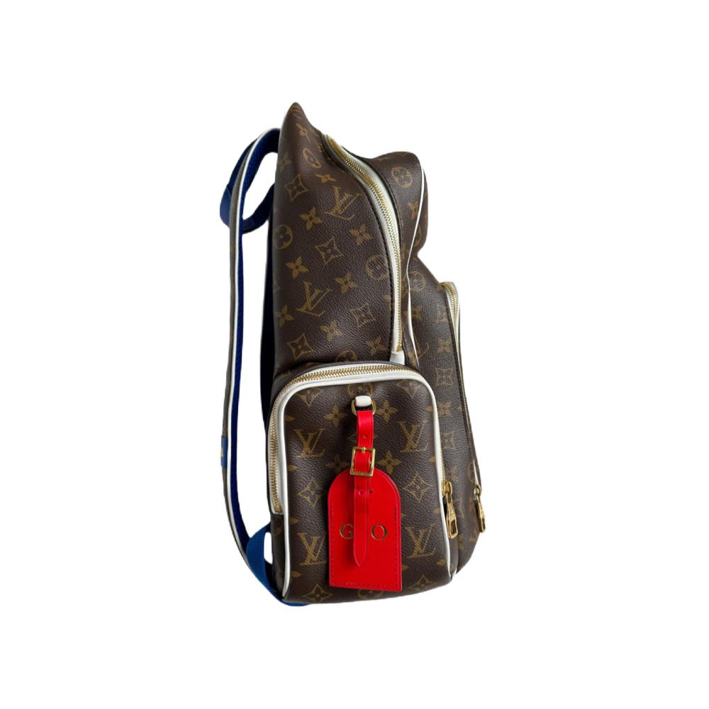 Mochila Louis Vuitton X NBA Blue Couro Genuíno - Hype Franco Store