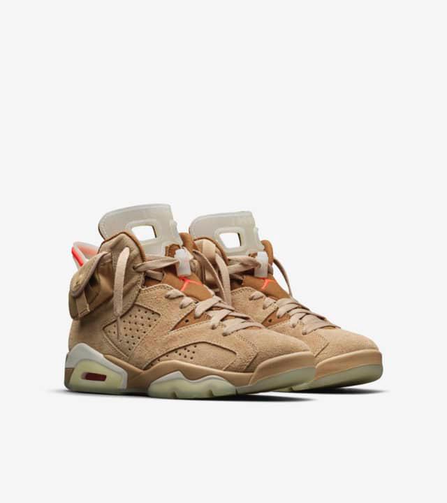 Air Jordan 6 Retro x Travis Scott Caqui británico