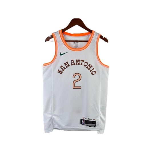 Spurs 2 Leonard NBA Jersey