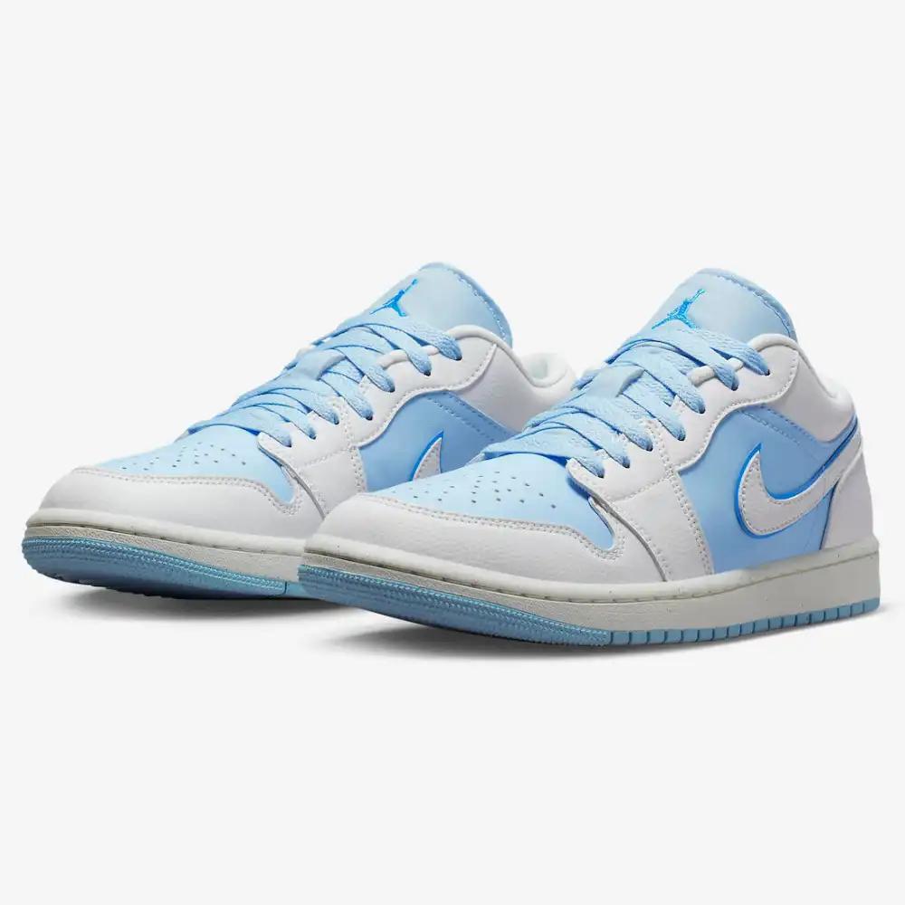 Air Jordan 1 Bajo Inverso Azul Hielo