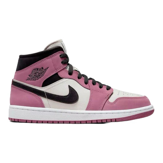 Air Jordan 1 Retro Mid Berry Rosa Luz Mora