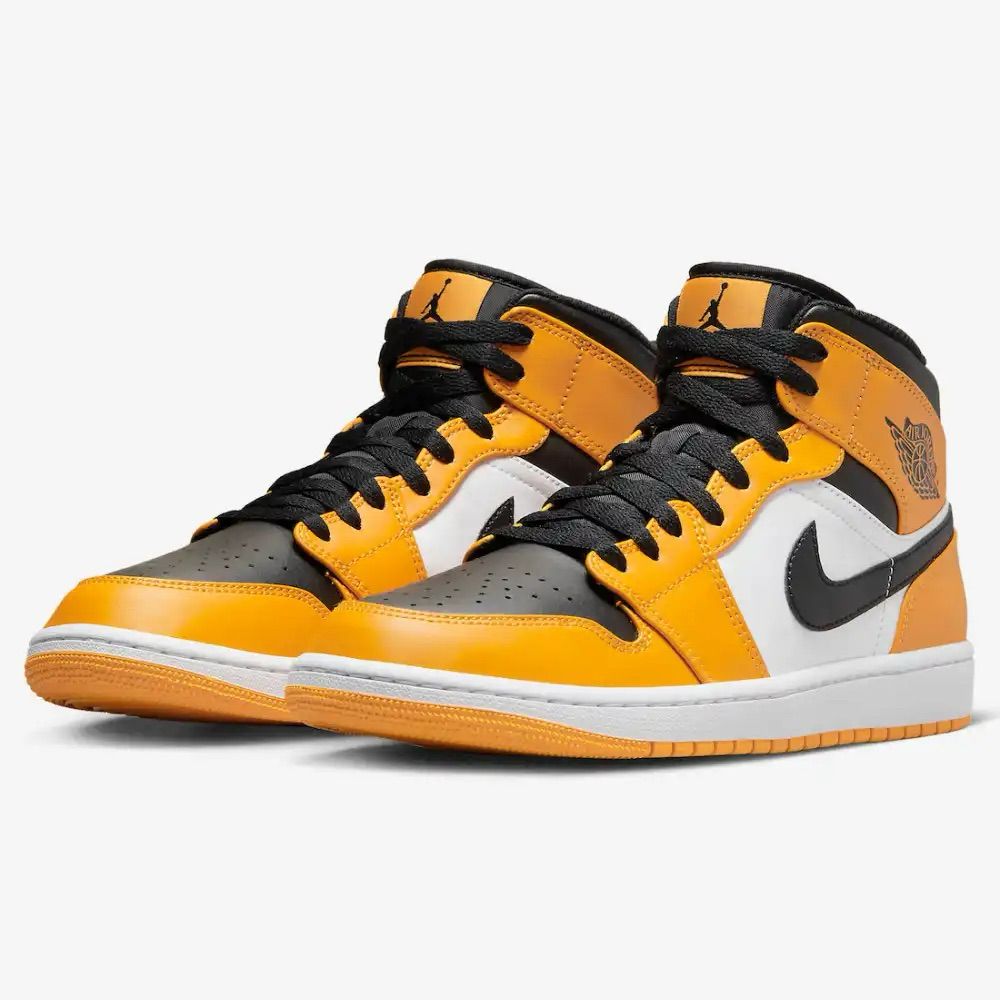 Air Jordan 1 Retro Mid Yellow Black