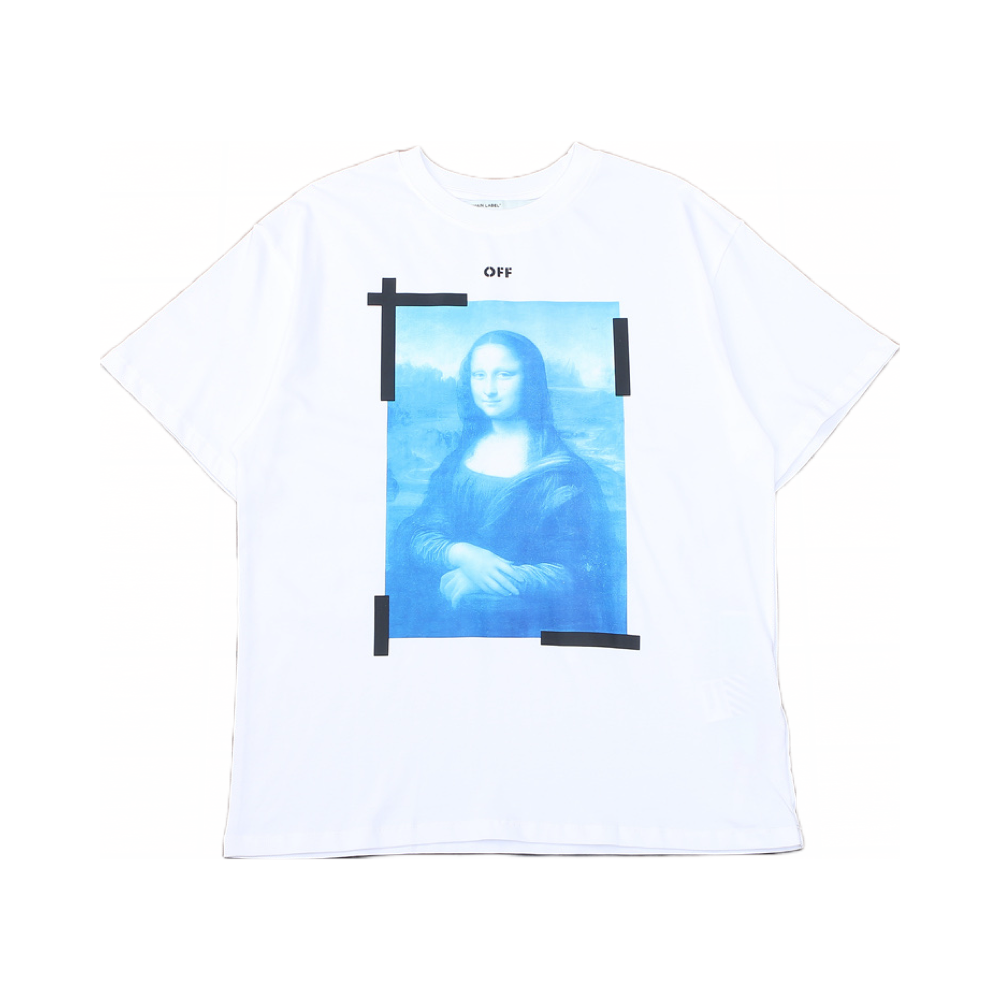 Off-White Camiseta blanca Monalisa