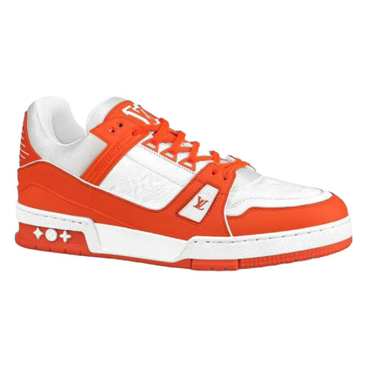 Louis Vuitton Trainer Monogram Sneaker Denim Naranja