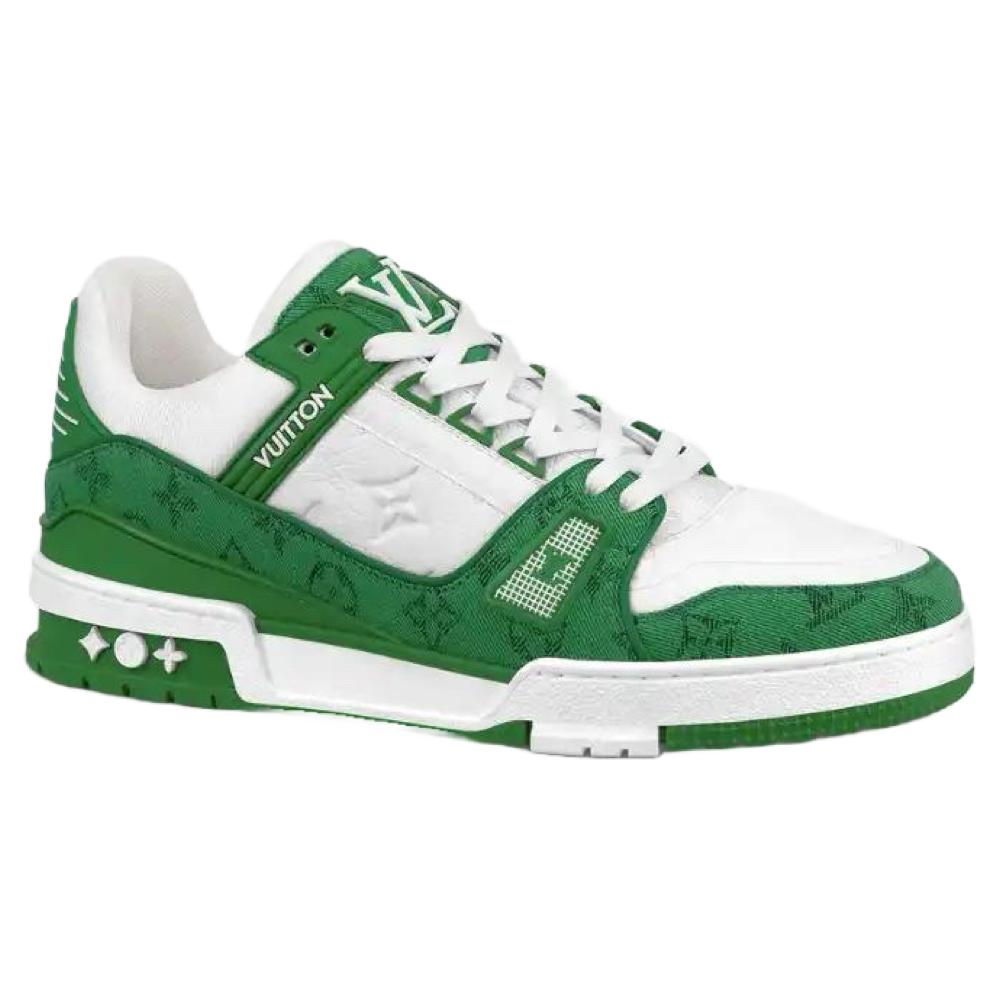 Zapatillas Louis Vuitton Denim con monograma verde Blanco