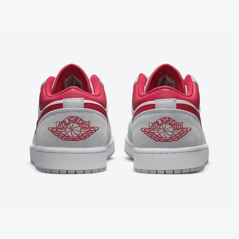 Air Jordan 1 Low Smoke Grey Gym Red