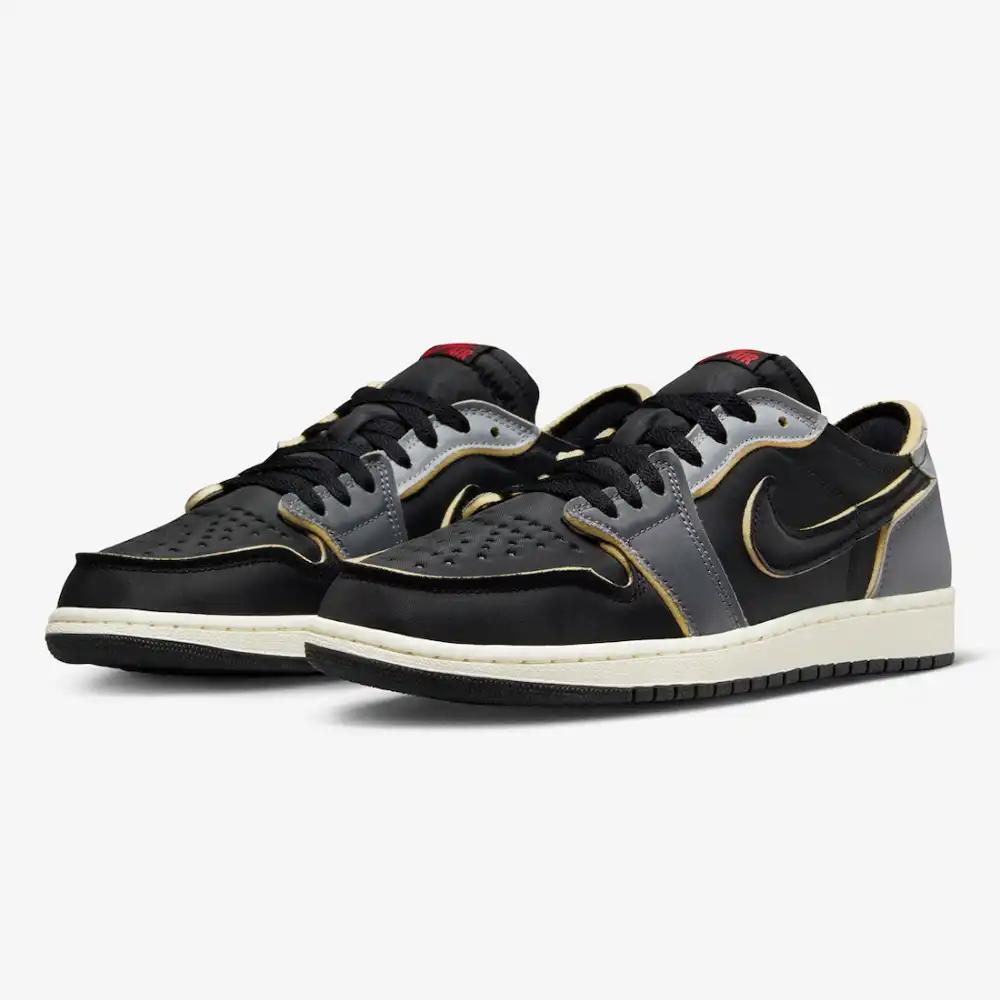 Air Jordan 1 Low Black Smoke Gray