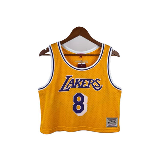 Jersey Cropped NBA Mitchell & Ness Lakers 8 Bryant