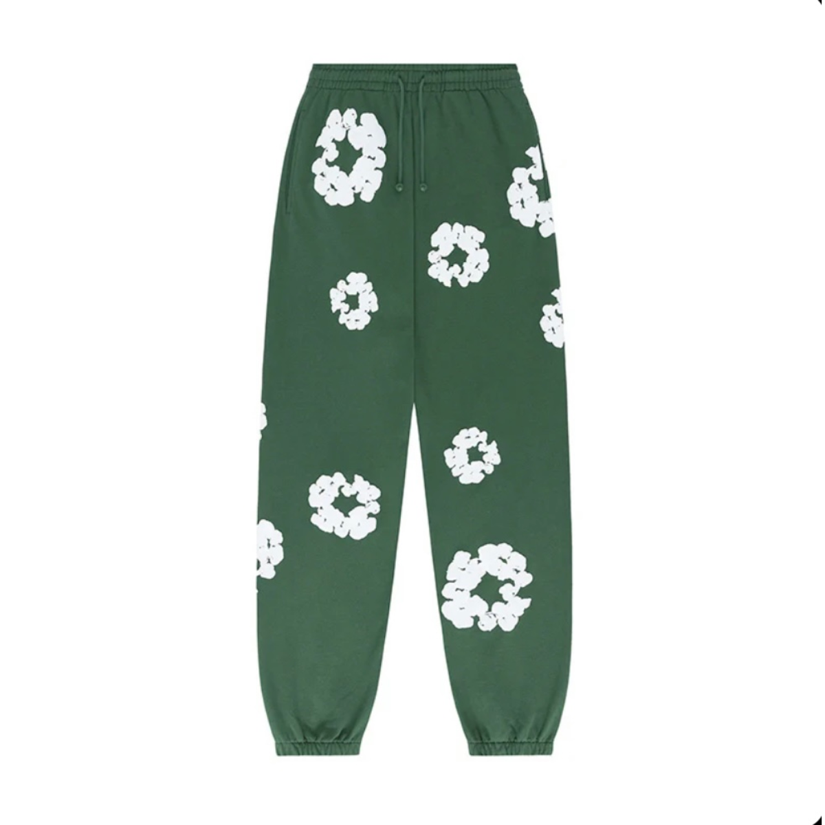 Calça Denim Tears The Cotton Wreath Green