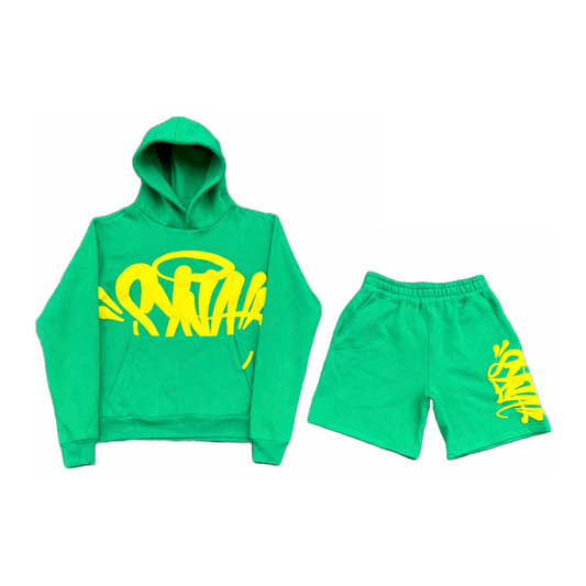 Conjunto de sudadera verde Team Syna Hood Twinset