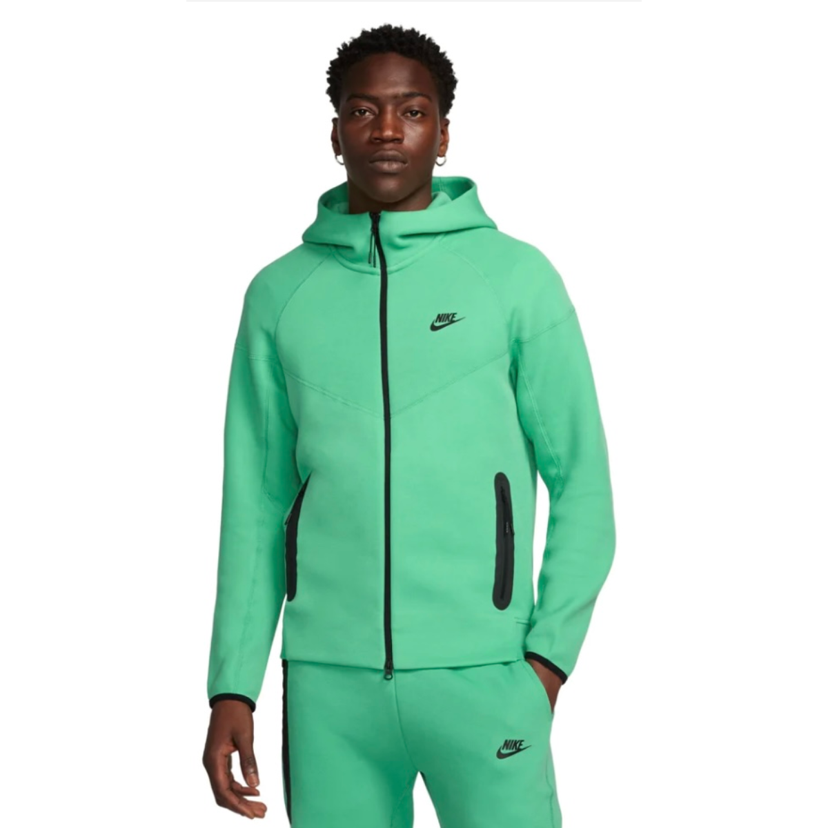 Conjunto Nike Tech Fleece verde