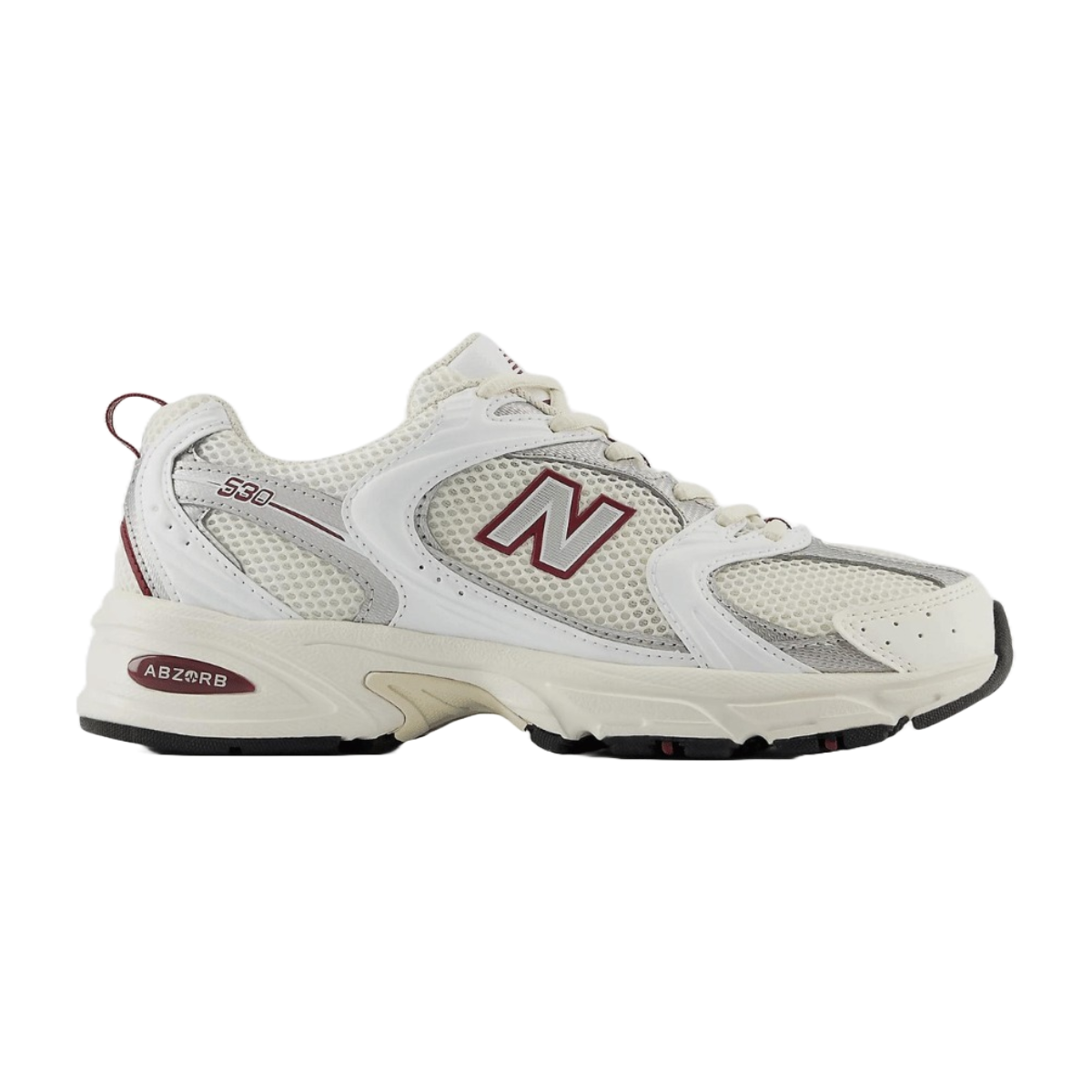 New Balance 530 Sea Salt White Mercury Red