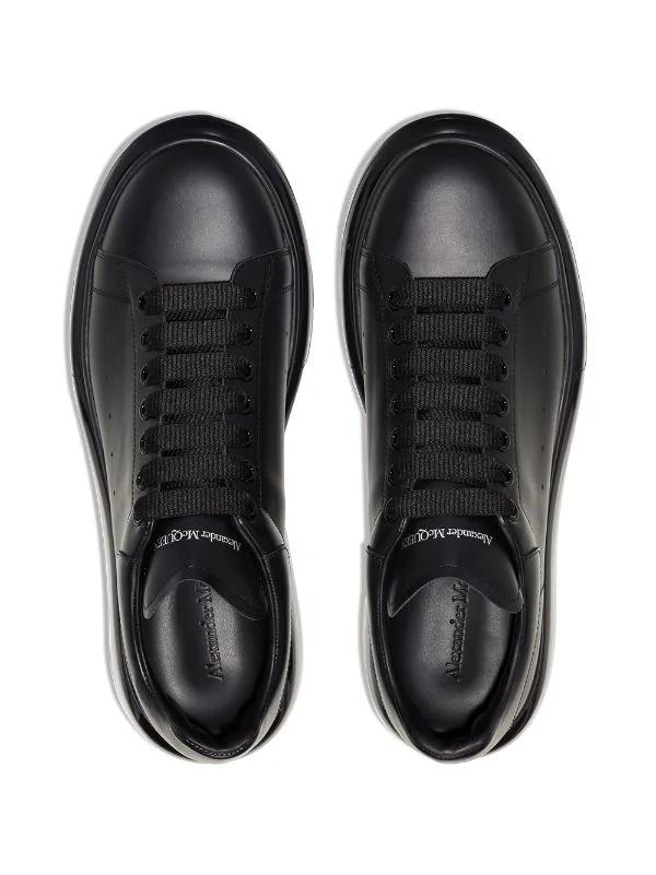 Alexander McQueen Oversized Black Shiny Sole