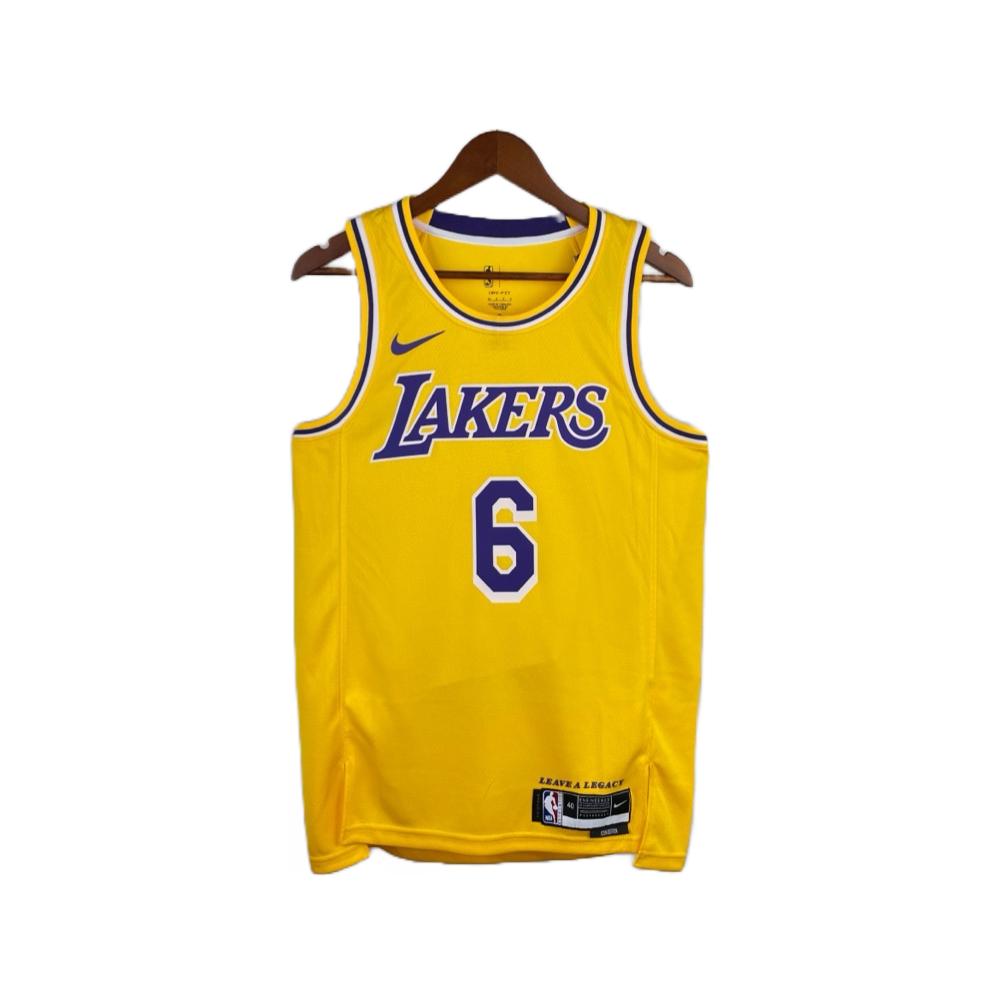 Lakers 6 James NBA Jersey