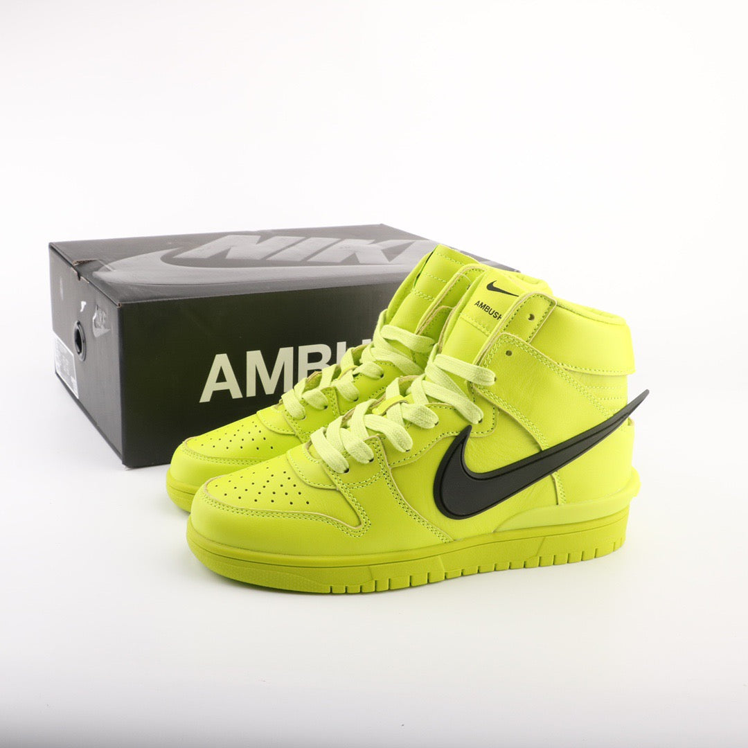 Nike Dunk High x Ambush Green