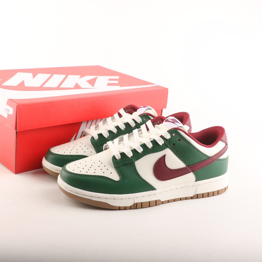 Nike Dunk Low George Green Team Red