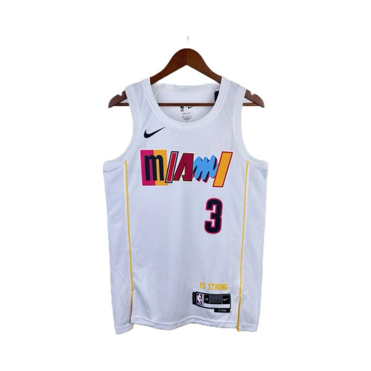 Miami Heat 3 Wade NBA Jersey