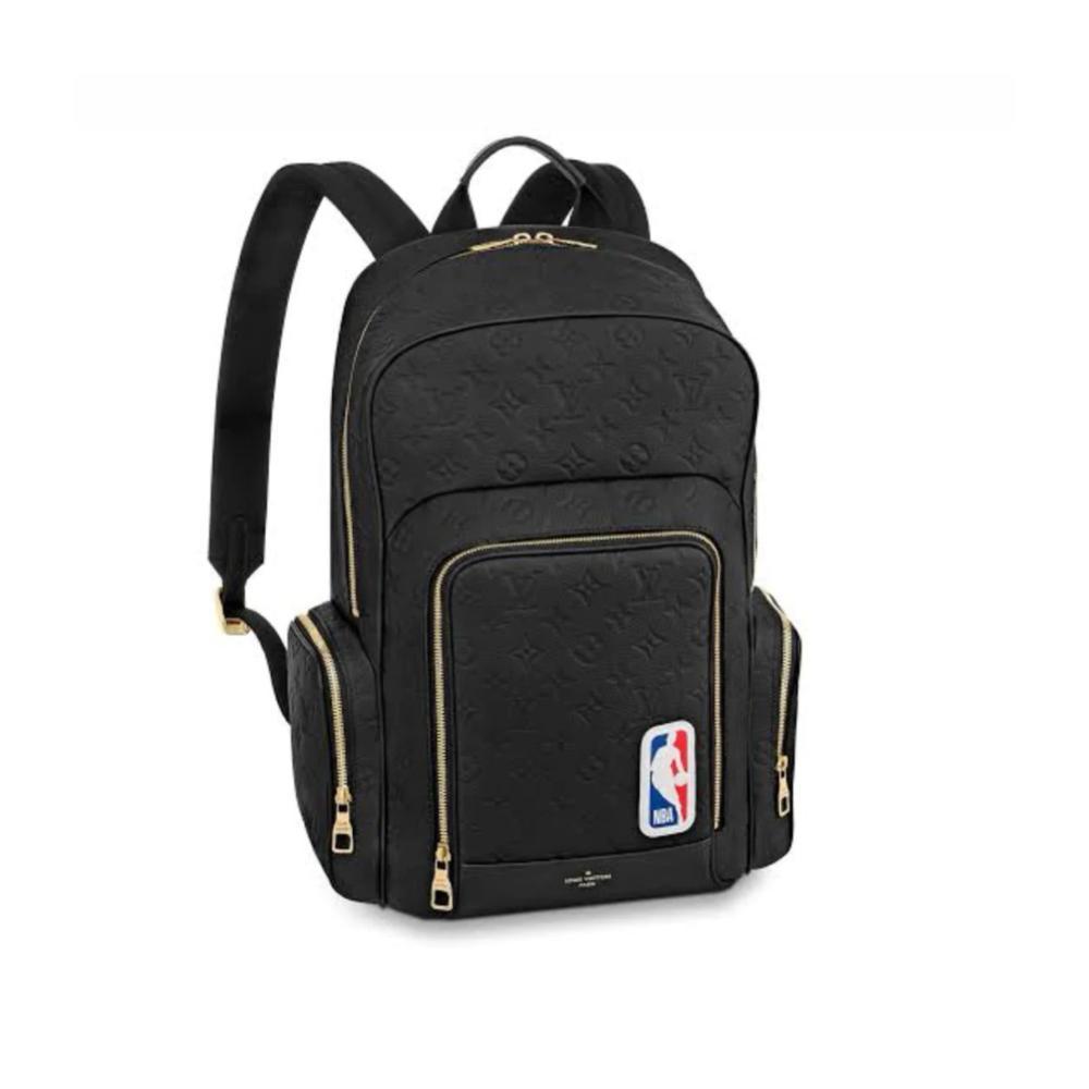 Mochila Louis Vuitton X NBA Black Couro Genuíno - Hype Franco Store