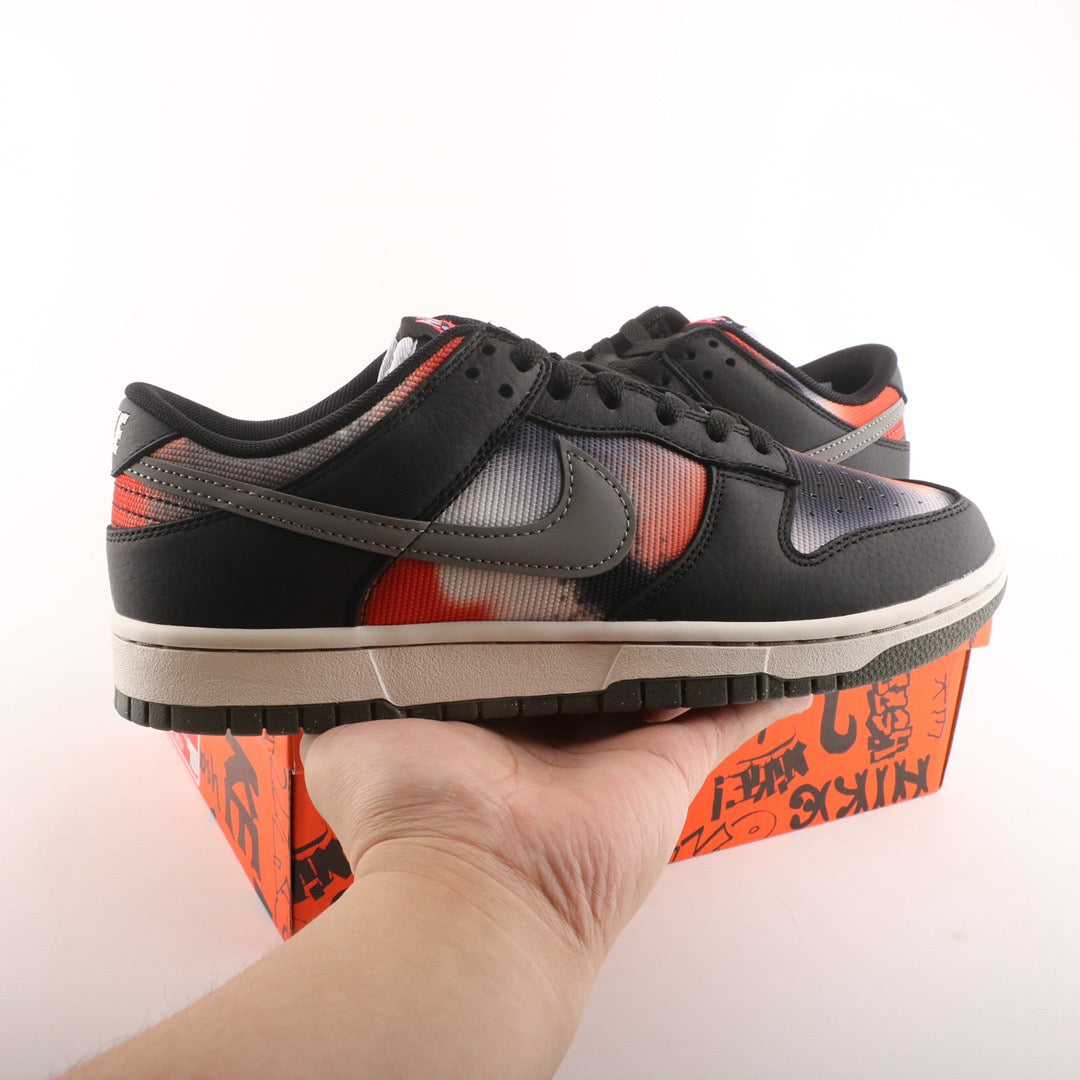 Nike Dunk Low Grafitti Negro Rojo