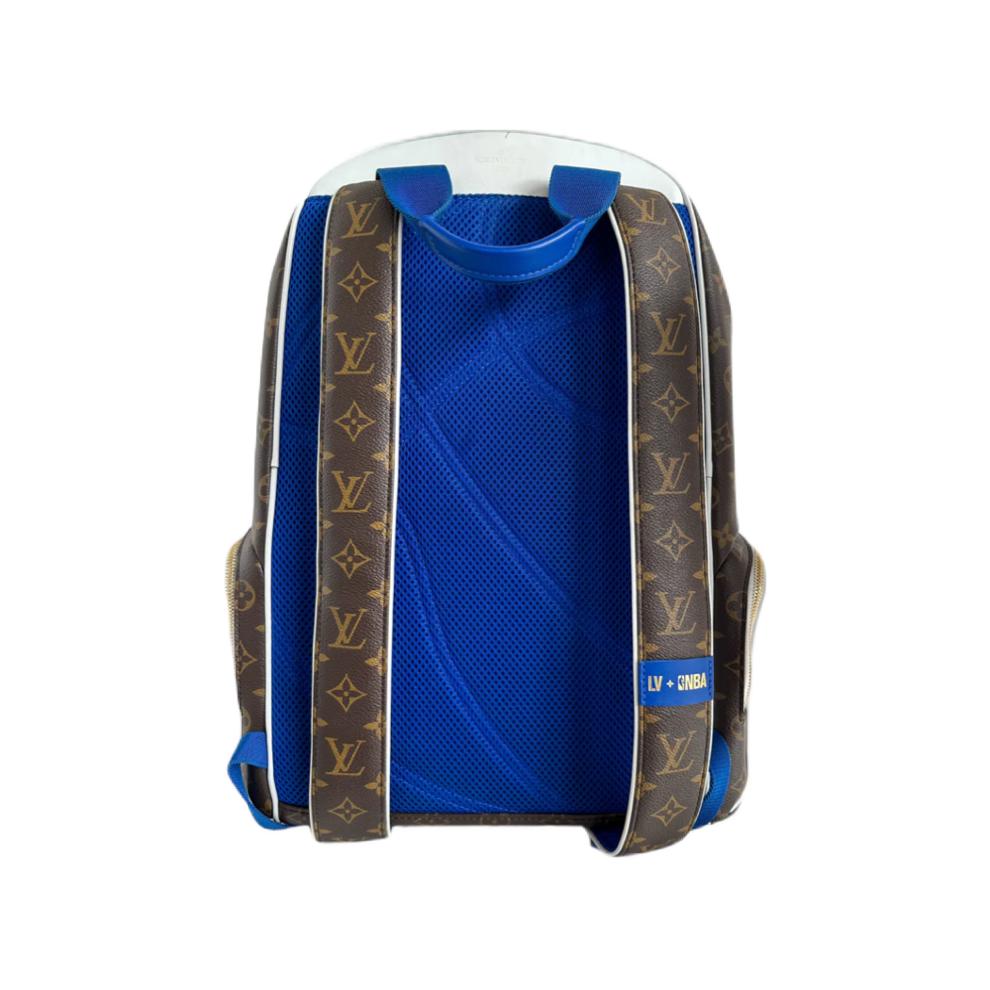 Mochila Louis Vuitton X NBA Blue Couro Genuíno - Hype Franco Store