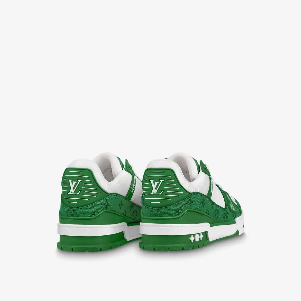 Zapatillas Louis Vuitton Denim con monograma verde Blanco