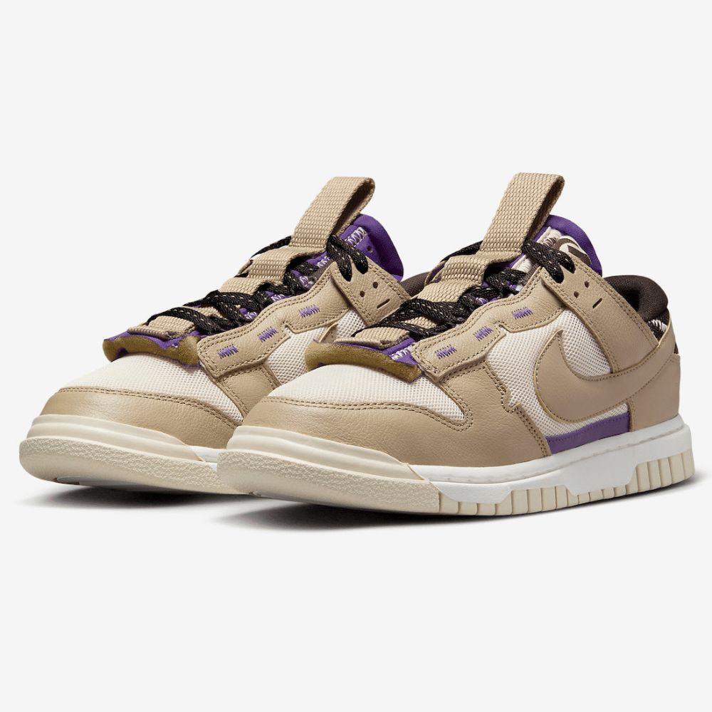 Nike Air Dunk Jumbo Light Orewood Field Purple