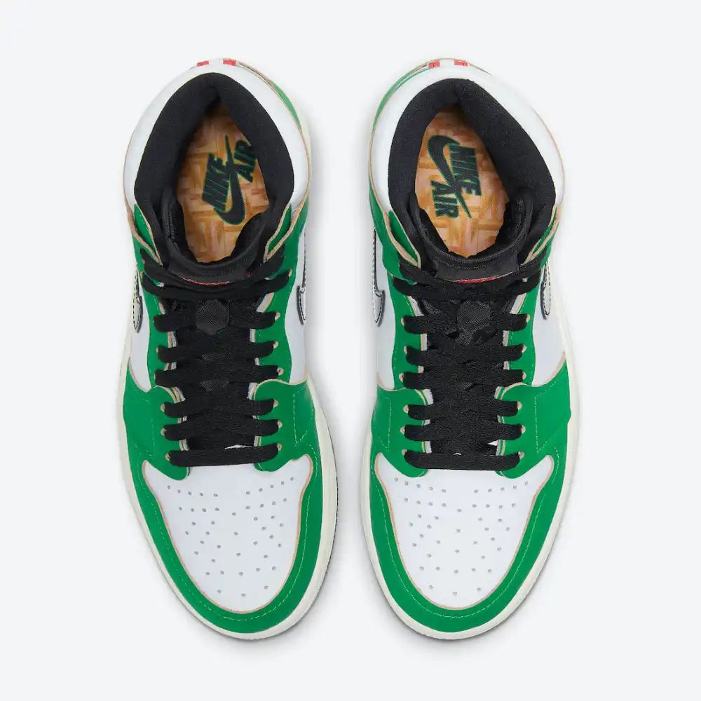 Air Jordan 1 Retro High Lucky Green White