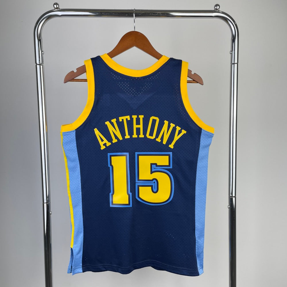 Jersey NBA Mitchell & Ness Nuggets 15 Anthony