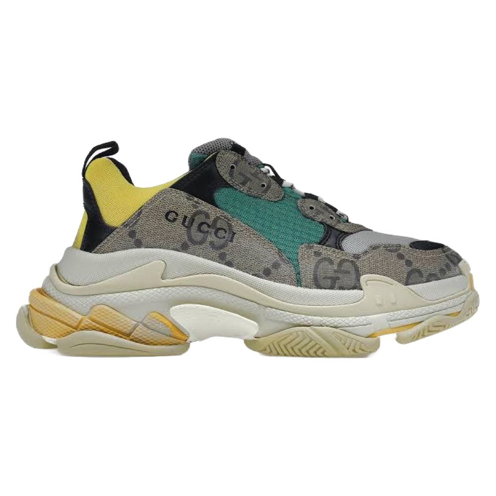 Balenciaga Triple S The Hacker Project Beige Green Yellow - Hype Franco Store