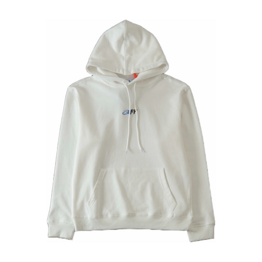 Off-White White Hooded Sweatshirt