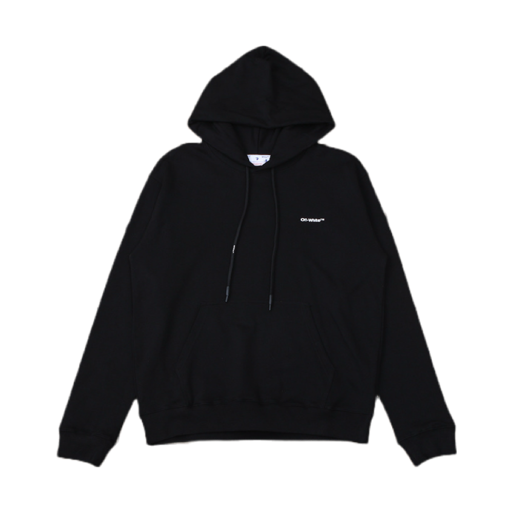 Off-White Sudadera con capucha negra