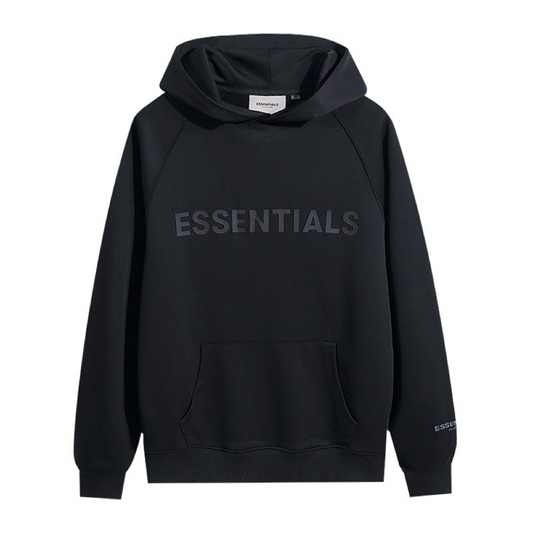 Essentials Fear Of God Black Hooded Sweatshirt