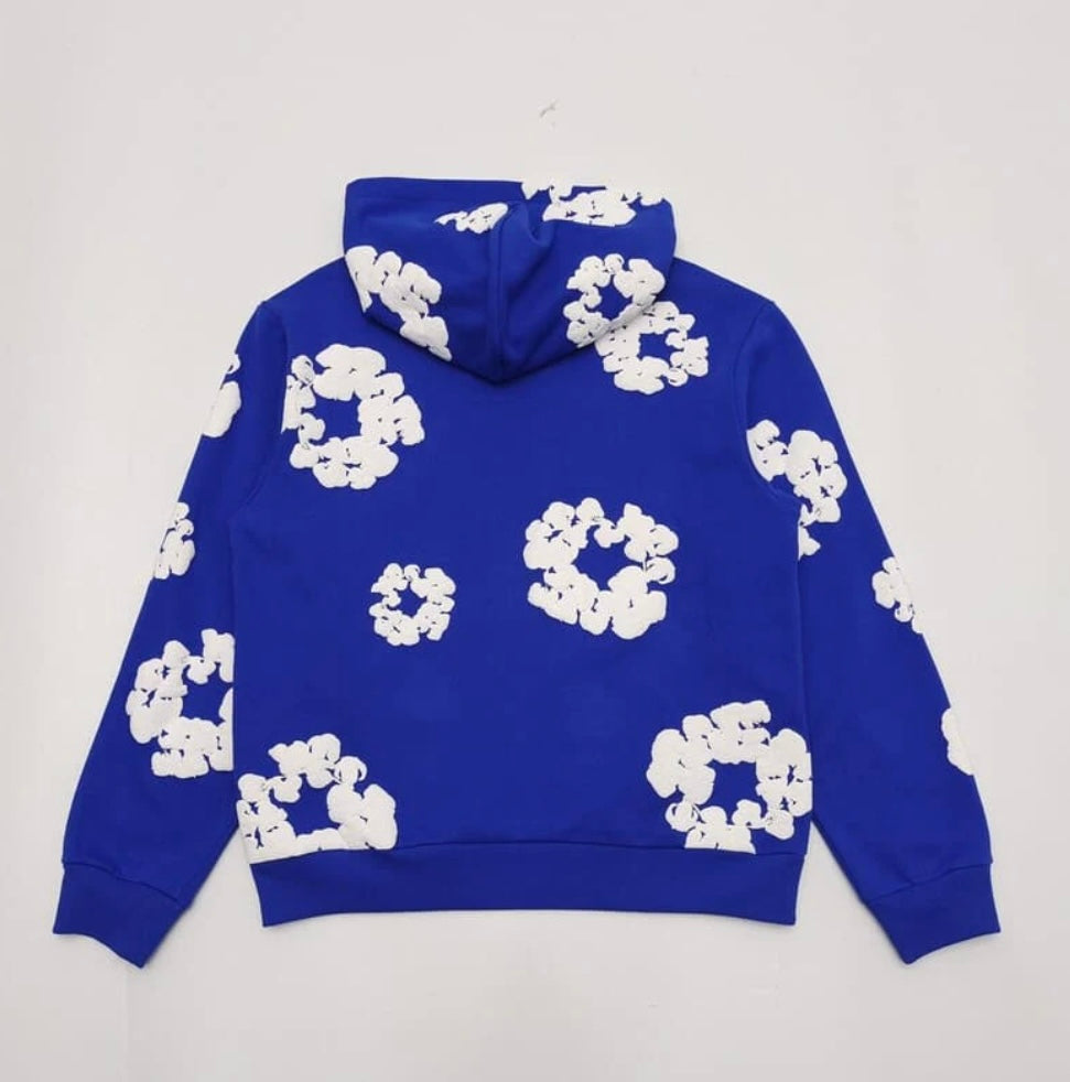 Denim Tears The Cotton Wreath Blue Sweatshirt