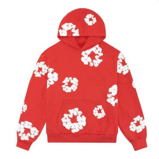 Denim Tears The Cotton Wreath Red Sweatshirt