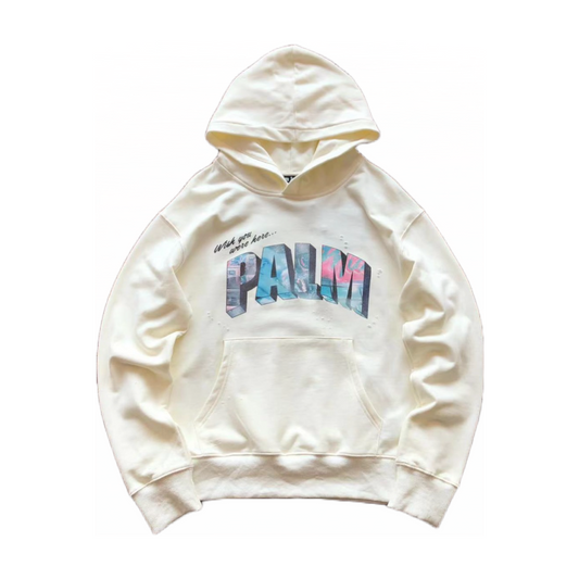 Palm Angels Sudadera con capucha Blanca