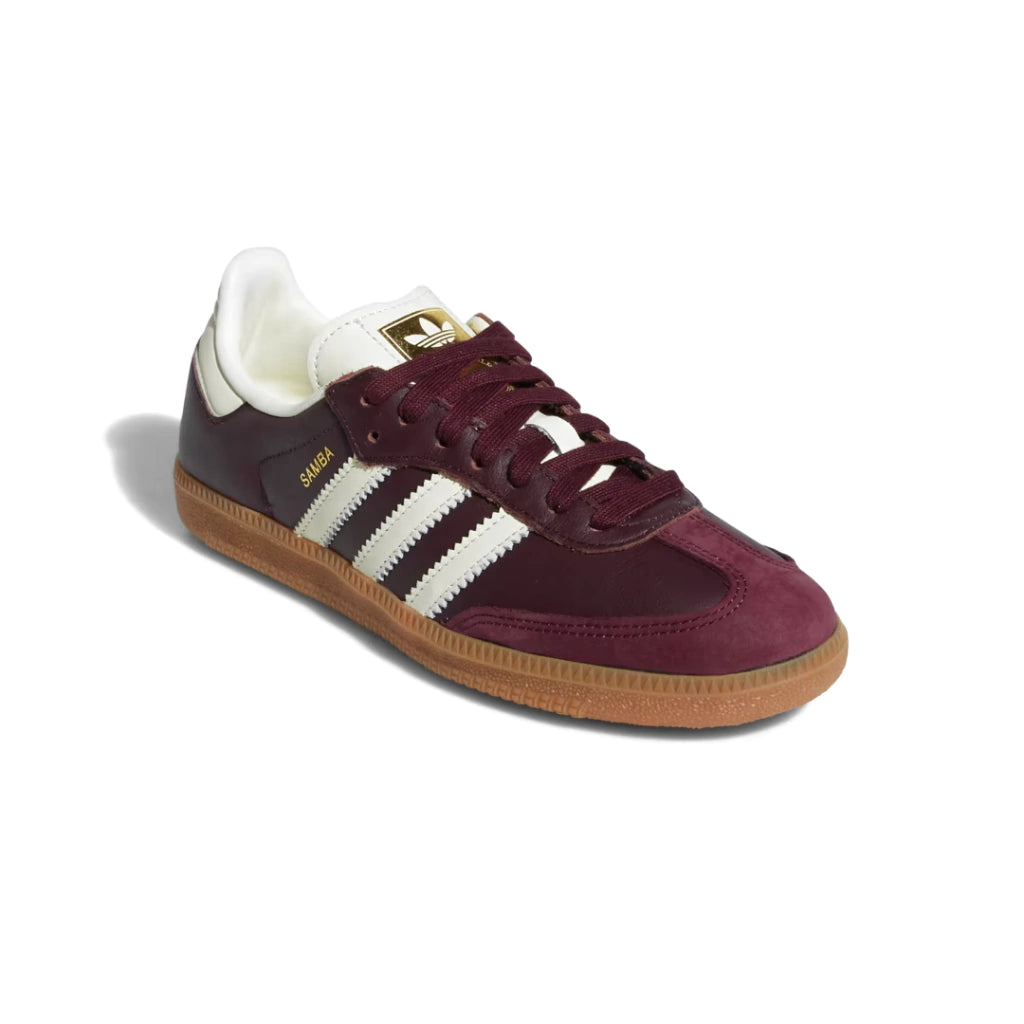 Adidas Samba OG Maroon Gold Metallic