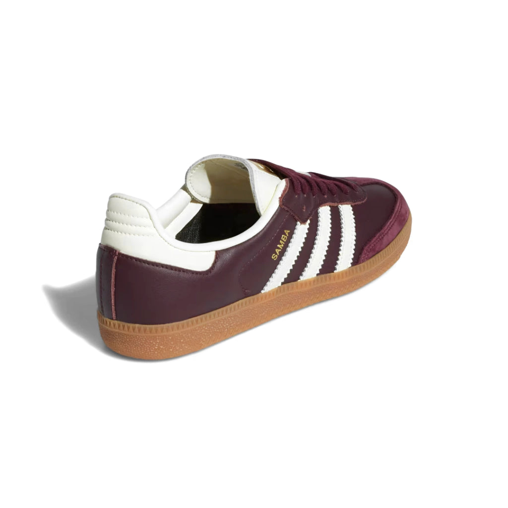 Adidas Samba OG Maroon Gold Metallic