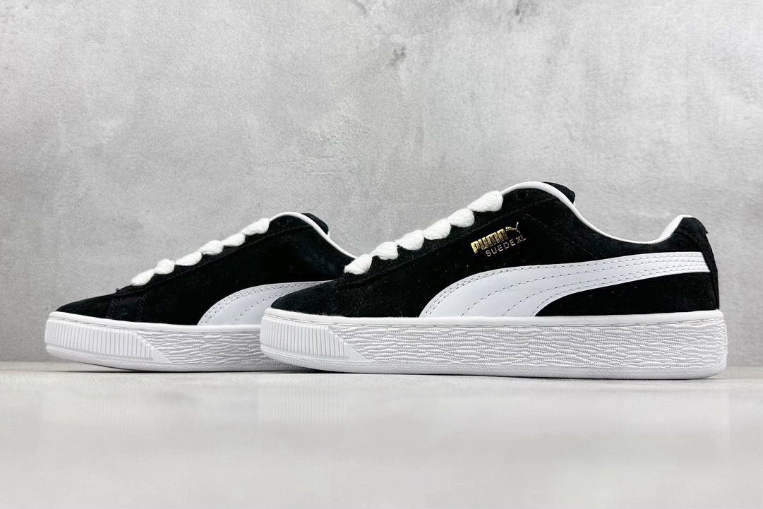 Puma Gamuza XL Negro Blanco