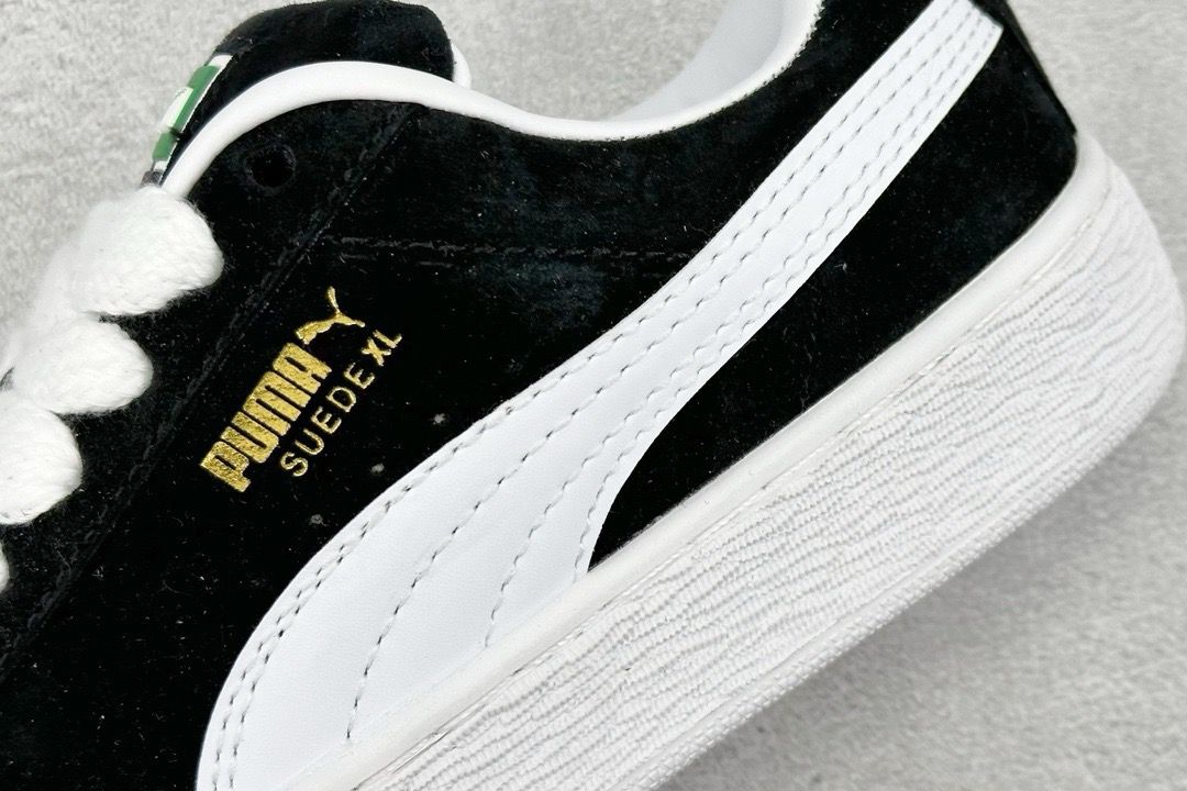 Puma Gamuza XL Negro Blanco