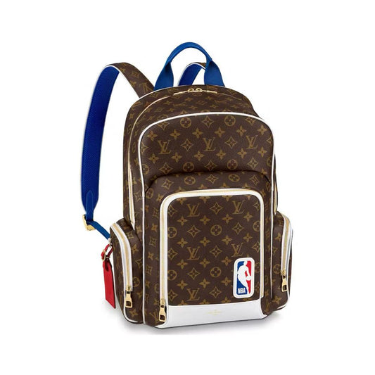 Mochila Louis Vuitton X NBA Blue Couro Genuíno - Hype Franco Store