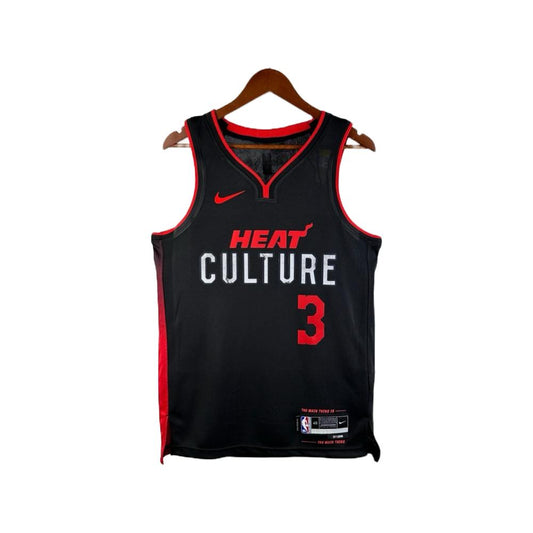 Miami Heat 3 Wade NBA Jersey