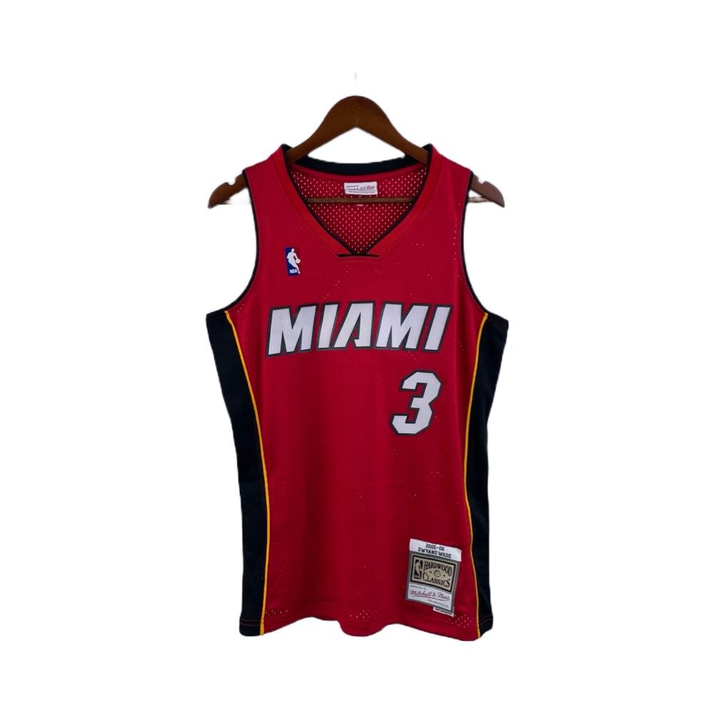 Jersey NBA Mitchell & Ness Miami Heat 3 Wade