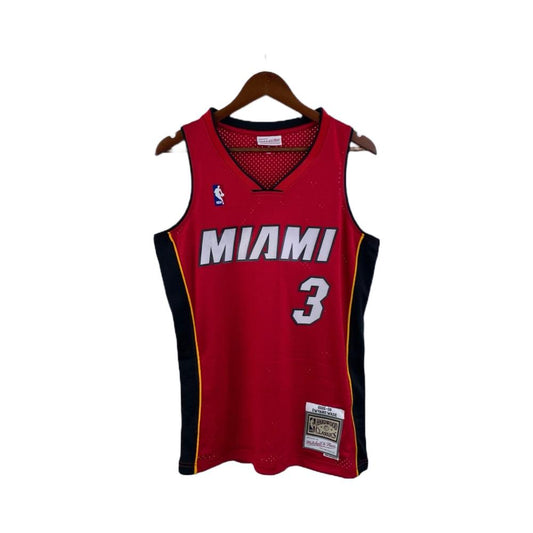 Jersey NBA Mitchell &amp; Ness Miami Heat 3 Wade