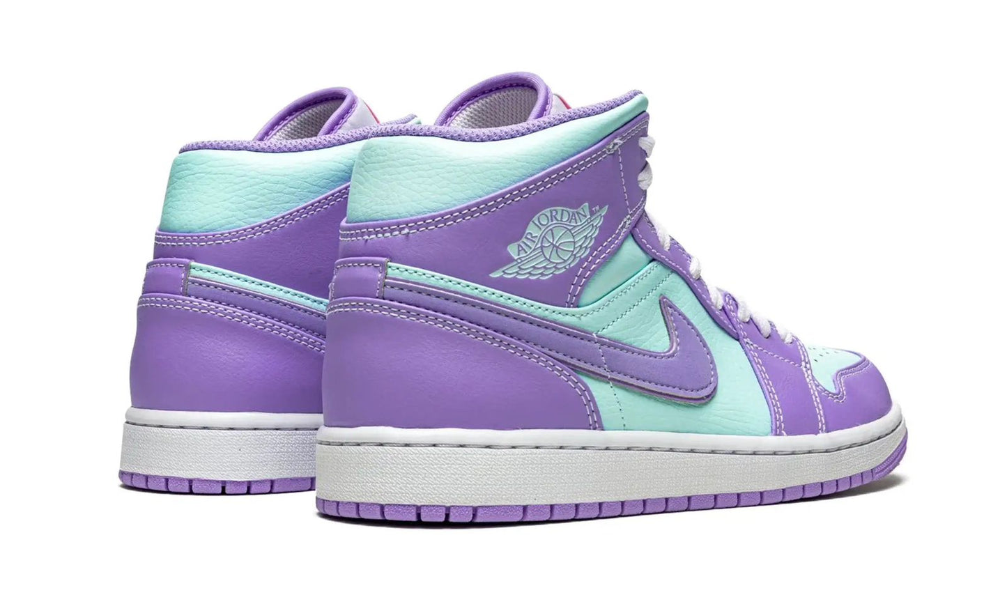 Air Jordan 1 Retro Mid Purple Aqua