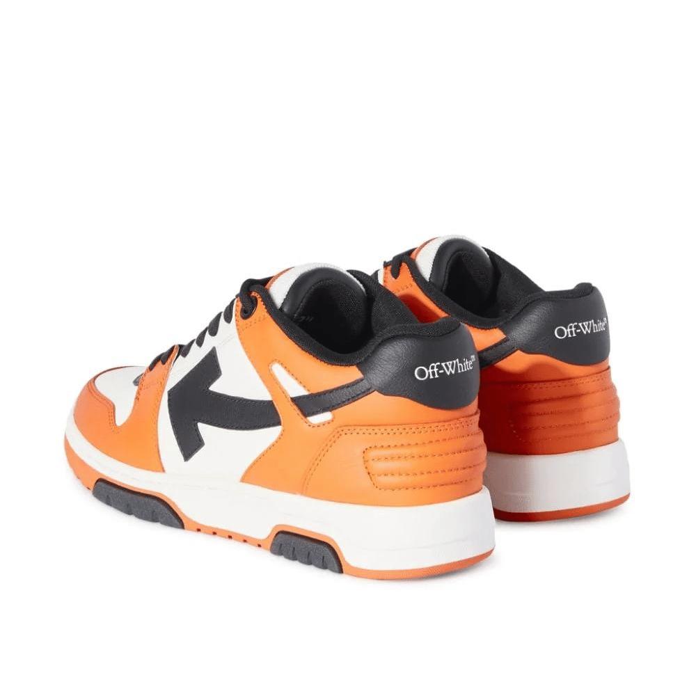 Off-White Out Of Office Low Leather Orange Black