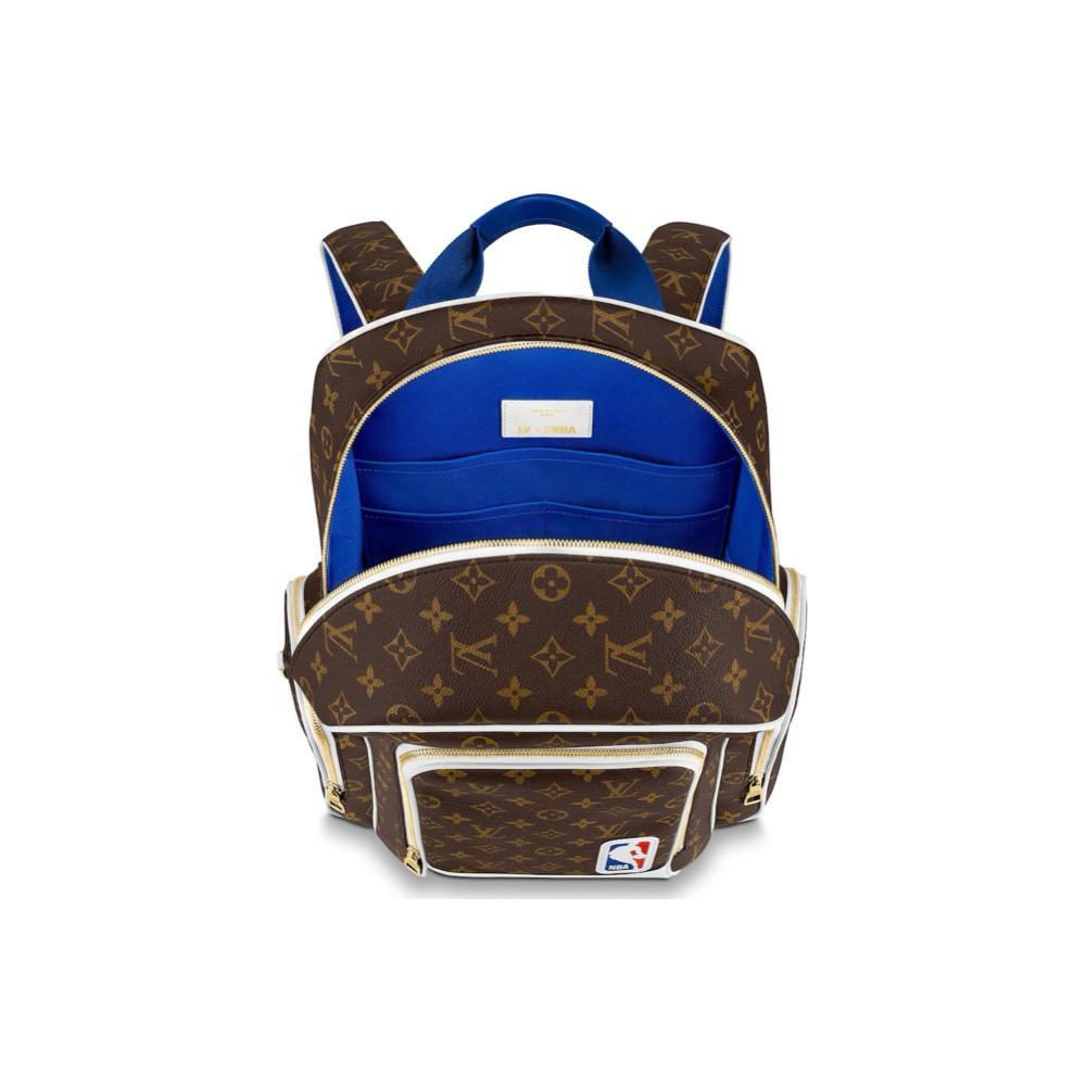 Mochila Louis Vuitton X NBA Blue Couro Genuíno - Hype Franco Store