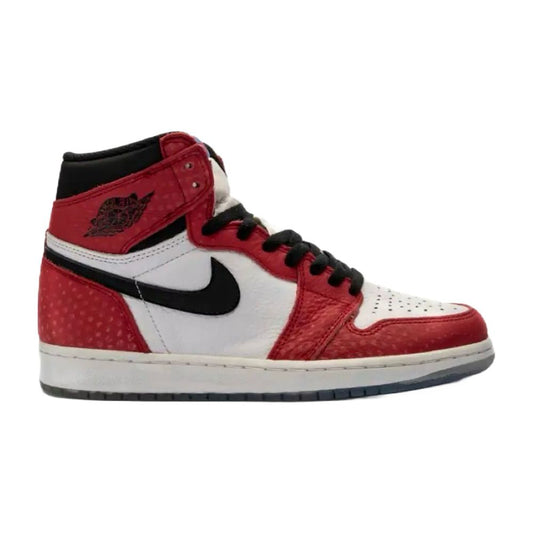 Air Jordan 1 Retro High Historia del origen del Hombre Araña