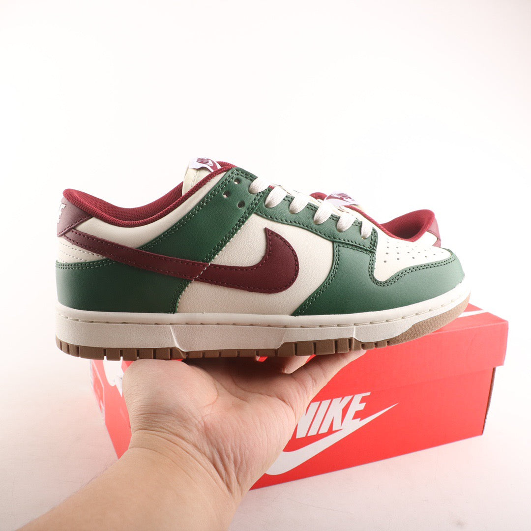 Nike Dunk Low George Green Team Red