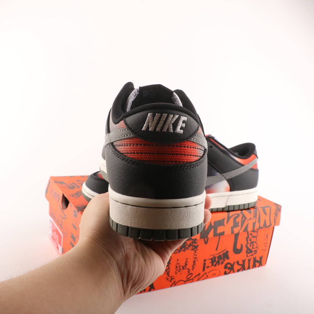 Nike Dunk Low Grafitti Negro Rojo