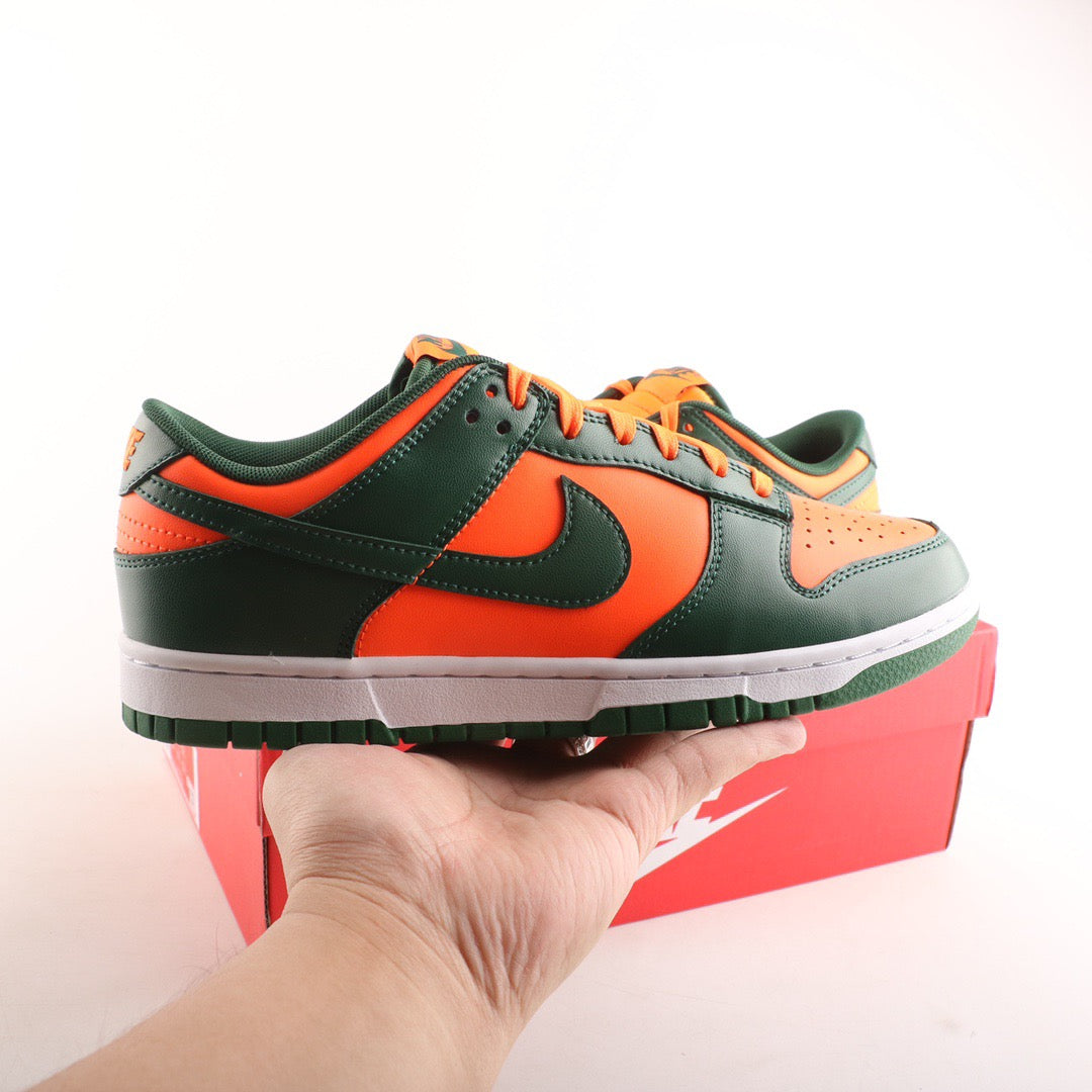 Nike Dunk Low Gorge Verde Y Naranja Total